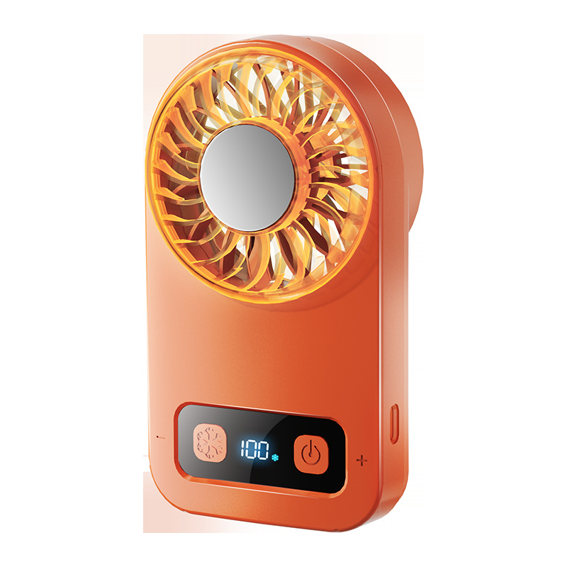 Ventilador de hielo de cero grados naranja