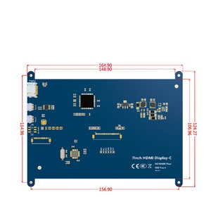 7 pollici Risoluzione Dello Schermo di Tocco Capacitivo 1024X600 Display LCD per Raspberry PI - Product Image 5