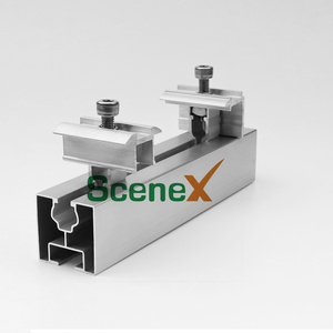 Montaje de Panel Solar, riel de aluminio para techo PV, sistema de montaje rápido, venta directa de fabricante - Product Image 3
