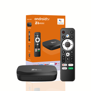 Ready Ship Internet Android TVBox Z6 Mini Amlogic S905L Android 13.0 OS Dual-band WIFI Voice Remote Media Player 4k Set-top <strong>Box</strong> - Product Image 1