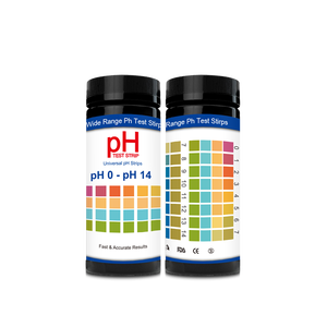 Manual pH <strong>Test</strong> Strips Kit 4.5-9.0/0-14 Range Visual Acuity Examination Apparatus Plastic Material for Urine and Water PH <strong>Test</strong> - Product Image 3