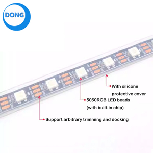 LED şerit 5V RGB Arduino UNO programlanabilir yanardöner şerit için uygun 1 metre/2 metre akan işık Maker DIY