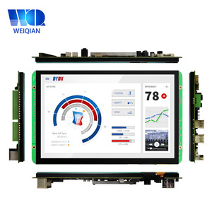 Industrial 10.1 Inch <strong>RS232</strong> RS485 <strong>Embedded</strong>/Wall Mount All-In-One <strong>Computer</strong> IP65 Waterproof Capacitive Touch Panel PC - Product Image 1