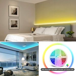 RGBWLEDストリップ60LED SMD 5050 DC24VRGBウォーム/コールドホワイト変更LEDテープライトパーティーホーム用アンビアンス照明5m長さ - Product Image 5