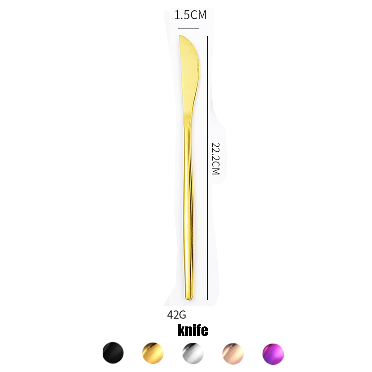 Gold knife