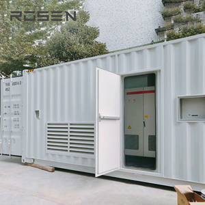 Sistema ESS de 300kWh en contenedor con Banco de batería de litio y PCS para respaldo y afeitado máximo