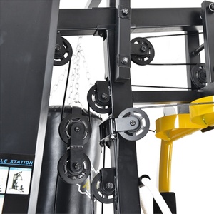 Çok ev kullanılan 3 istasyon ev spor salonu üç istasyon ev jimnastik salonu çömelme makinesi - Product Image 3