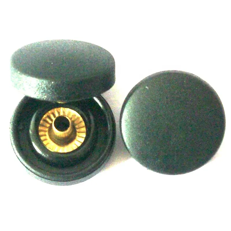 Fixador de plástico para prender roupas, botão de pressão de mola de 15mm