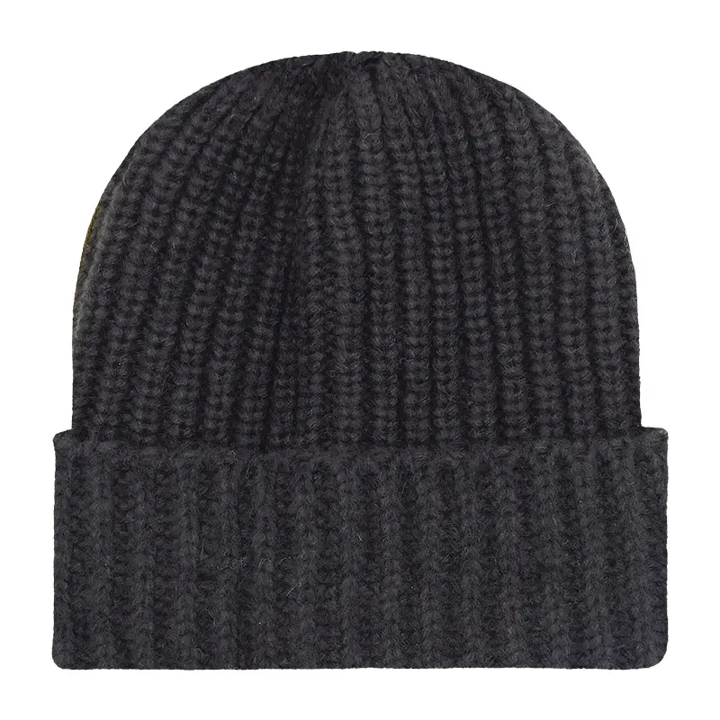 Gorro de inverno quente com logotipo personalizado, chapéus de malha com protetores de orelha, perfeito para uso ao ar livre