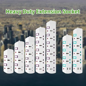 5 Way Universal Multi Plug <strong>Extension</strong> <strong>Socket</strong> with Power Switch Africa - Product Image 2