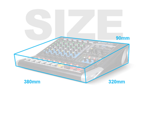 6通道混音器dj控制器音板，带24 DSP效果USB蓝牙XLR插孔辅助输入
