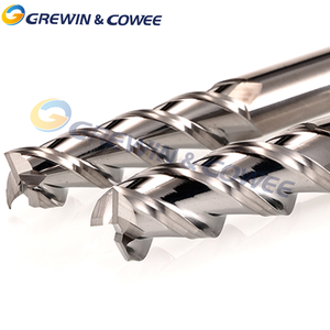 CNC Router Cutting Bit Tool 8mm Shank DLC Coated/High Glossy Polished 3Flute Square Tungsten Carbide Endmill <strong>Cutter</strong> for Aluminum - Product Image 3