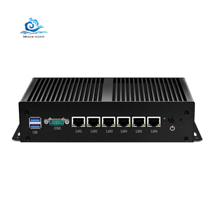 Ordenador de servidor VPN Intel 3865u i3 7100U 6006U, pequeño pc con firewall de cuatro núcleos, 6 puertos Lan, enrutador, compatible con linux pfsense aes-ni, barato - Product Image 1