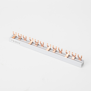 เบรกเกอร์ขนาดเล็ก,บาร์เดินสายบาร์เชื่อมต่อขั้ว MCB เชื่อมต่อทองแดง T-Type U-Type Busbar Terminator การเชื่อมต่อ - Product Image 2