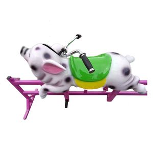 遊園地の機器人力レーシングゲーム農場動物の幸せなカメとウサギのレースが軌道に乗っています - Product Image 6