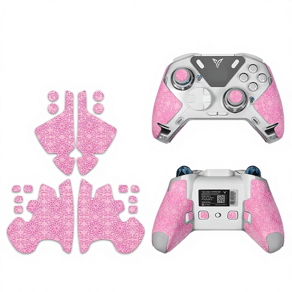 Flocon de neige rose