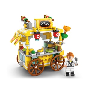 Nanoblocks DIY yapı taşları oyuncak çocuklar için 5 ila 7 yıl çocuk küçük parçacık sokak dükkanlar arabası serisi modeli oyuncak - Product Image 2