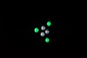 12pcs <span class=keywords><strong>LED</strong></span> Mini Par אור שטוח נקוב אור מקורה קישוט מיני Par אור