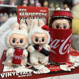 オリジナルの本格的なポップマートLabubuモンスターマカロンが座席を持っているビニールブラインドボックスぬいぐるみ人形かわいい素敵なおもちゃミステリーボックス