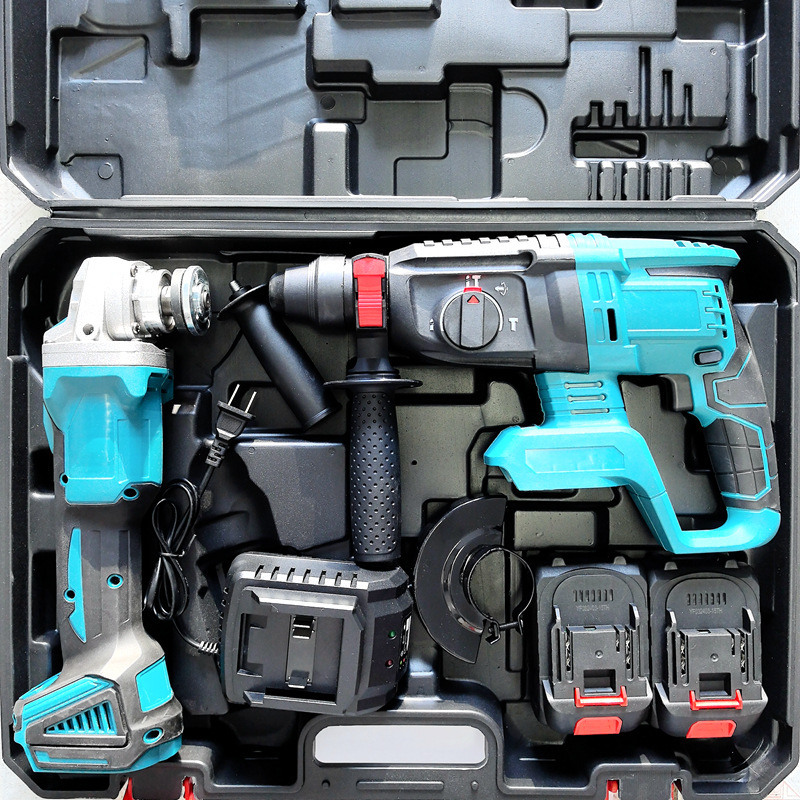 Makita Rotary Hammer + Angle Grinder 2 in 1 Kit
