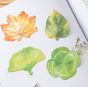 Creative <strong>Shaped</strong> Leaf Note Small Fresh n Times Stick Student Office <strong>Memo</strong> Notes Note <strong>Paper</strong> - Product Image 6