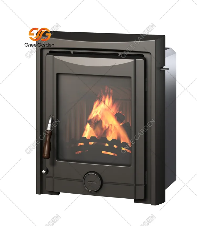 Indoor Real Fireplace Modern smokeless wood burning steel stove Heating Fireplaces insert wood stove