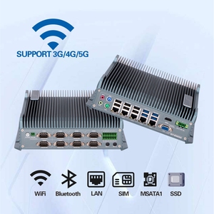 5 LAN 10 USB 8 COM RS232 RS485 Mini Industrial PC with PCI/PCIE Slot Linux Windows <strong>Operating</strong> <strong>Systems</strong> 8 Embedded <strong>Computer</strong> Stock - Product Image 4