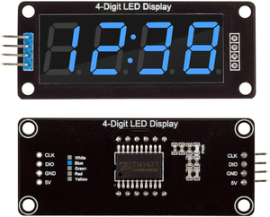 M1637 0,56 "LED-Anzeige Digital Tube 7 Segment 4-stellige Uhr Doppel anzeigen - Product Image 3