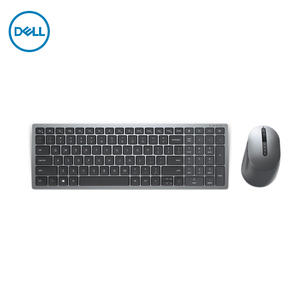 Dell KM3322W <strong>Keyboard</strong> and Mouse Set Wireless Office Home <strong>Multimedia</strong> <strong>Keyboard</strong> and Mouse Set Black with Wireless 2.4G Receiver - Product Image 1