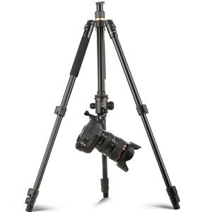 Q520 & 146Cm Máy Ảnh <span class=keywords><strong>Tripod</strong></span> & Chuyên Nghiệp <span class=keywords><strong>Tripod</strong></span> Đứng Với Q02 Bóng Đầu & Nhôm Xách Tay Tripied Cho Video Máy Ảnh - Product Image 2