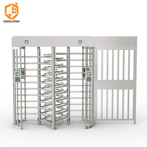 Eissolution prigione Anti-Clip barriera di sicurezza di controllo di accesso dipendenti orologio del tempo biometrico Ethernet a tutta altezza del tornello cancello - Product Image 1