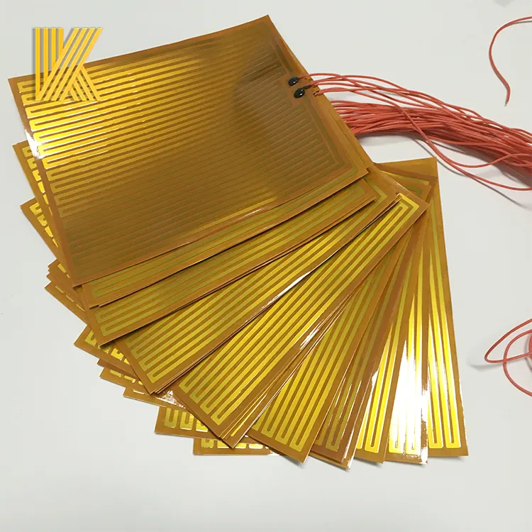 Plaque chauffante électrique flexible, film polyimide 12v, 1 pièce