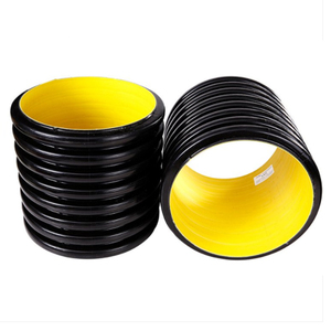 Resistente alla corrosione HDPE a doppia parete ondulato tubo di drenaggio tubi prodotti di sterro - Product Image 1
