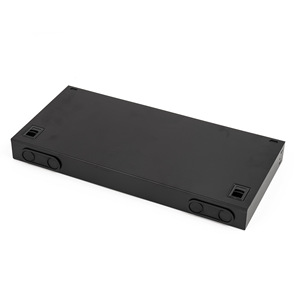 12ポート19 'IDU IDFラックマウントエンクロージャCN ZHE冷間圧延鋼ブラック光ファイバーパッチパネル引き出しタイプブラック - Product Image 5