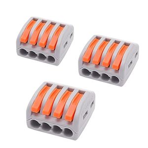 Compact Electric Quick Spring <strong>Push</strong>-In Wire Connectors PCT222 Wire Harness Assembly Connector 100A for Spring <strong>Terminal</strong> <strong>Block</strong> - Product Image 5