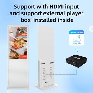 HXXK 43 дюймов IPS светодиодный экран внутренний цифровой киоск с модулем P4 для рекламы-Shenzhen Mall - Product Image 3
