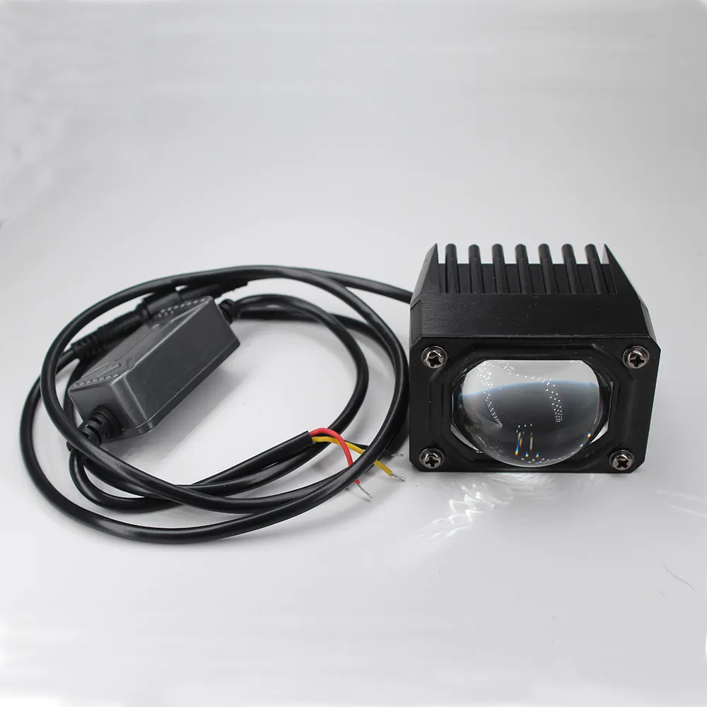 U9 Plus Lampu Kerja Led Mini 60W, Lampu Depan Putih Amber Sistem Pencahayaan Otomatis dengan Lensa