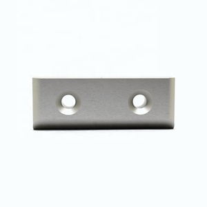 Precision CNC Square <strong>Coupling</strong> <strong>M3</strong> Threaded Bracket Aluminum Fixing Block Natural Anodized Machined Parts - Product Image 2