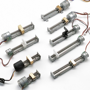 18 độ tự làm Laser bước góc dẫn vít thiết bị truyền động Nut trượt DC 5V/9V/<span class=keywords><strong>12V</strong></span> <span class=keywords><strong>2</strong></span>-giai đoạn 4-dây động cơ bước 90mm đột quỵ đường sắt tuyến tính - Product Image 6