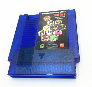 High Quality <strong>NES</strong> Multicart 249in1 Game Cartridge 1 Transparent Red and Transparent Blue Game Made of Durable Plastic - Product Image 1