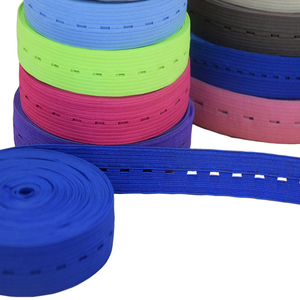 15mm Width Black Sewing Knitted <strong>Elastic</strong> Cord for Undergarments and Sportswear <strong>Elastic</strong> Band Stock <strong>String</strong> for Earloop - Product Image 1