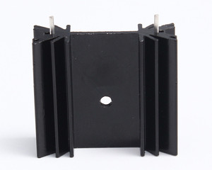 TO-220ไตรโอด LED ขนาด34X12X30มม.,ไตรโอดวงจรรวมการอัดขึ้นรูปอลูมิเนียมระบายความร้อนปรับแต่งได้ครีบระบายความร้อนสีดำสำหรับ PCB - Product Image 5