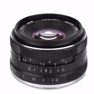 Meike MK-35-1.7 35mm F1.7 Manual Focus Lens APS-C for <strong>Cannon</strong> or for Sonny or for 4/3 <strong>Mount</strong> Mirrorless Cameras - Product Image 1