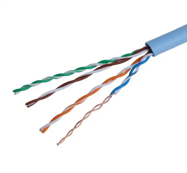 야외 실내 CAT5E CAT6 RJ45 UTP LAN 케이블, 4P, 방수 좌초, cat7 솔리드 케이블, cat8 라운드 케이블