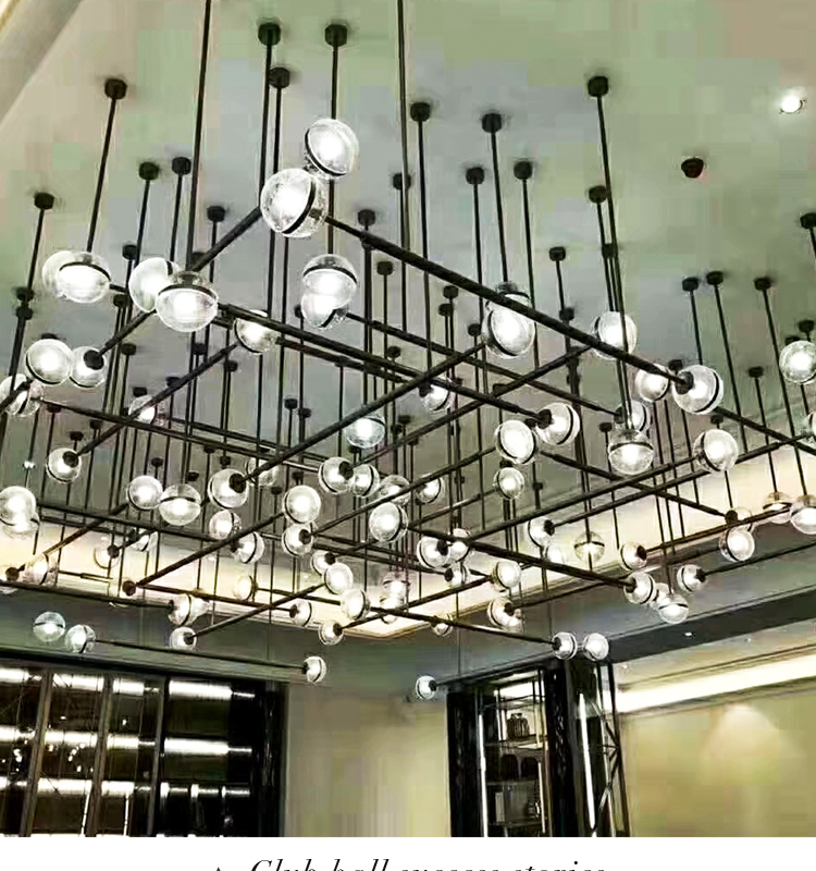 Zhongshan Guzhen new design bulb LED chandelier for council chamber and lobby