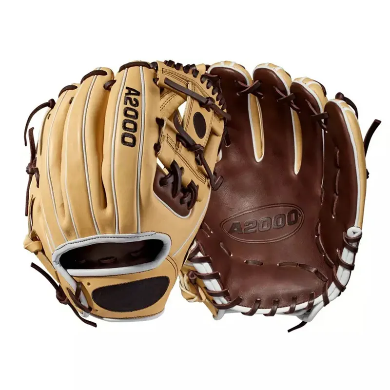 Echt Lederen Honkbal Infield 12.5 Handschoenen Honkbal Handschoenen Custom Guantes De Beisbol Honkbal Handschoen Fabrikant