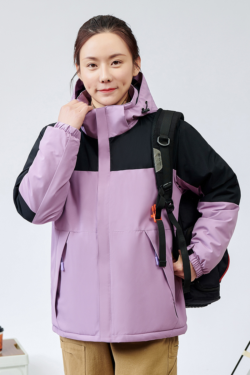 Women Purple with Black