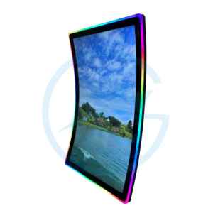 Monitor de pantalla táctil ancha de Marco abierto LED completo de acrílico capacitivo curvo de 32 43 pulgadas - Product Image 1