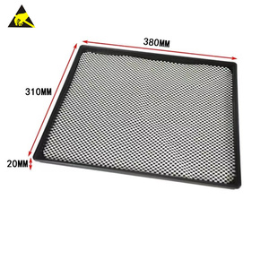 In magazzino bidone produttori costo scatola carrello In plastica Esd vassoio vite