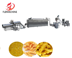 Macchina multifunzione completamente automatica per estrusore economico Kurkure & Nik Naks linea di trasformazione alimentare per produttore